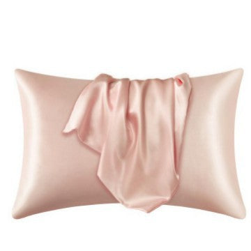 Load image into Gallery viewer, Simulation silk solid color polyester pillowcase envelope pillow pillow cases pillow pair multi-color
