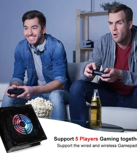 Retro mini video game console with dual systems of PSP/N64 for TV