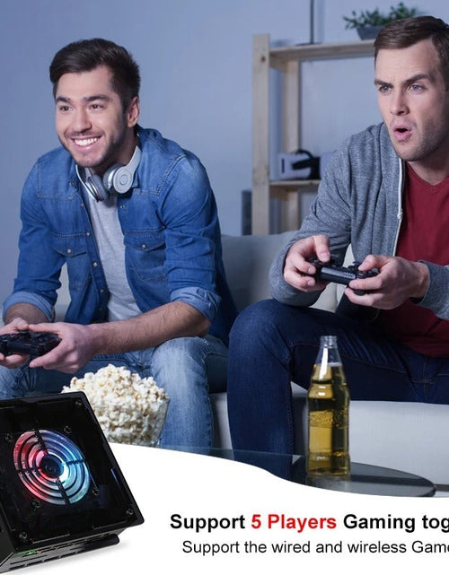 Load image into Gallery viewer, Retro mini video game console with dual systems of PSP/N64 for TV
