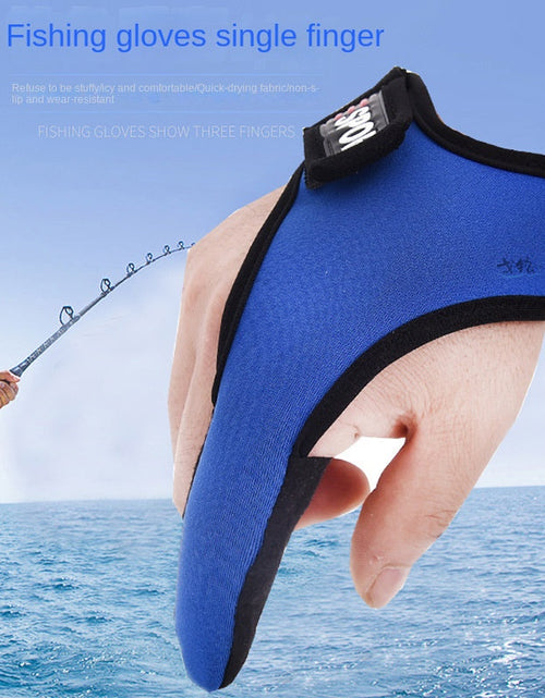 Load image into Gallery viewer, Breathable Fishing Single Finger Gloves Outdoor Fishing Gear Gloves Rock Fishing Sunscreen Roada Gloves Sea Fishing Control Line Gloves
