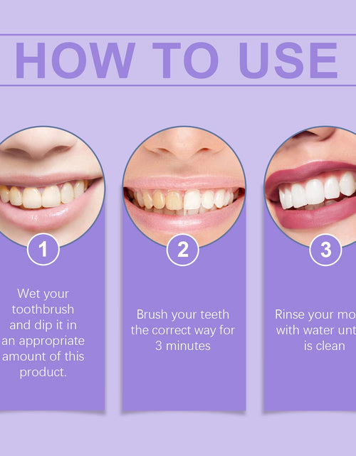 Load image into Gallery viewer, Oralhoe Purple Brightening Tooth Powder Gentle Mouth Cleanser Fresh Breath Cleanser Teeth Care
