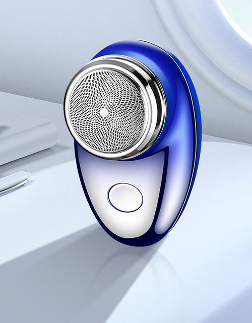 Load image into Gallery viewer, Portable rechargeable shaver small steel cannon mini electric shaver electric travel compact shaver

