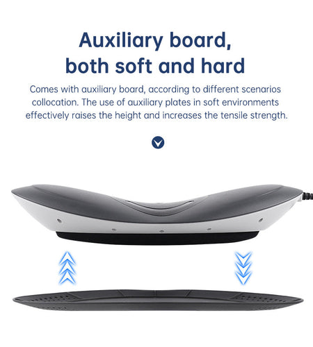 Waist Massager Lumbar Traction Inflatable Hot Compress Back Cervical Stretcher Massage Air Pressure Reduce Relief Pain