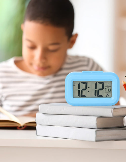 Load image into Gallery viewer, Household Digital LED Alarm Clock – Battery-Powered, Multi-Functional for Bedroom Bedside &amp; Room Table, Ideal Home Decor
