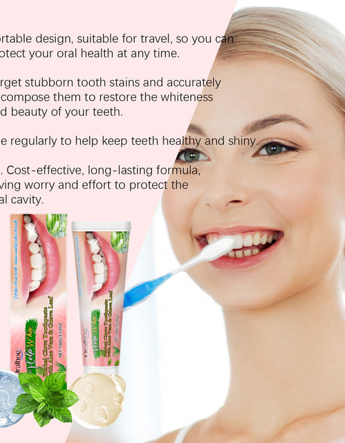 Load image into Gallery viewer, Oralhoe Brightening Fresh Breath Toothpaste Cleaning Care Teeth Brightening Remove Stains Oral Care Herbal Toothpaste
