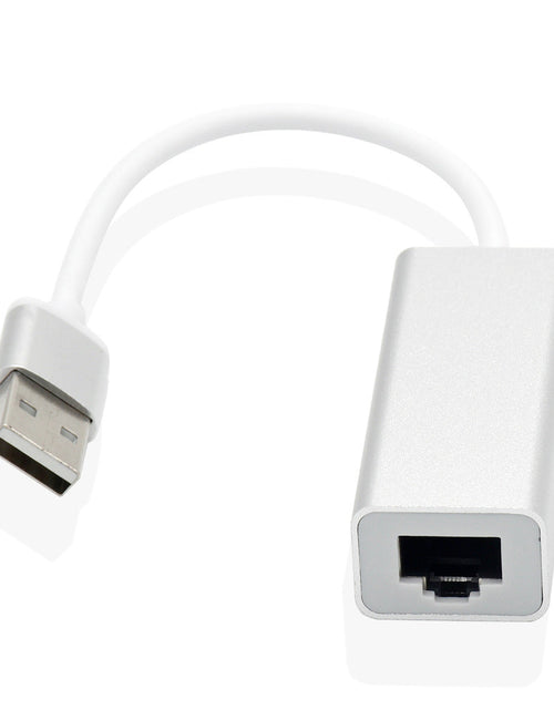 Load image into Gallery viewer, Aluminum alloy 2.0USB 100Mbps Ethernet card with no drive and cable Type-C to RJ45 Ethernet interface converter

