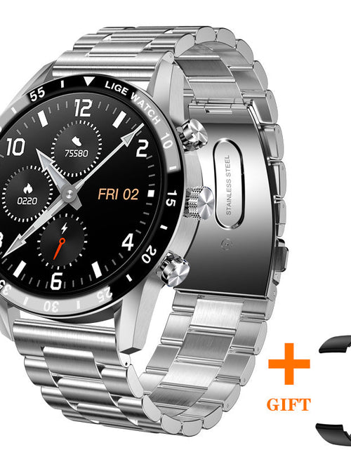 Load image into Gallery viewer, Bluetooth call smart watch pedometer sports multifunctional men's waterproof bracelet watch
