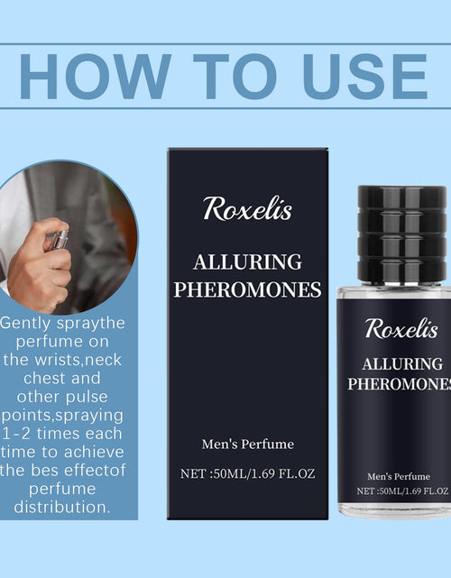 Load image into Gallery viewer, Roxelis Personality Men's Perfume Bergamot, Fragrance Stay Fragrance Lasting Release Male Charm Couple Dating Atmosphere Perfume
