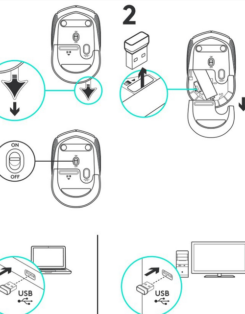 Load image into Gallery viewer, M170 Office Mouse 2.4G Compact Optical Laptop Desktop Business Office Wireless Mouse
