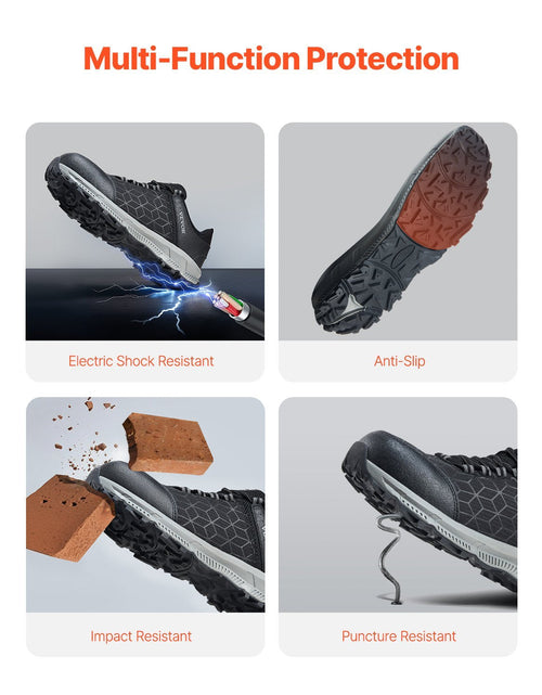 Load image into Gallery viewer, Athletic Steel Toe Safety Sneakers
