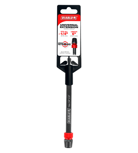 Diablo DXT1010 1/4" x 6" Universal Extensions for Drills