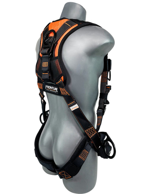Load image into Gallery viewer, Frontline 105CFTB Combat Vest Style Harness with Front Side D-Rings and Suspension Trauma Straps Universal

