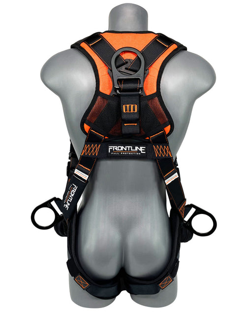 Load image into Gallery viewer, Frontline 105CFTB Combat Vest Style Harness with Front Side D-Rings and Suspension Trauma Straps Universal
