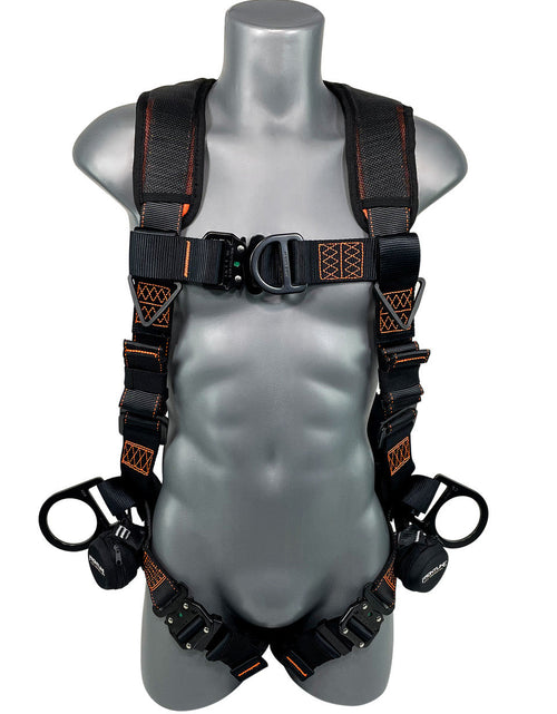 Load image into Gallery viewer, Frontline 105CFTB Combat Vest Style Harness with Front Side D-Rings and Suspension Trauma Straps Universal
