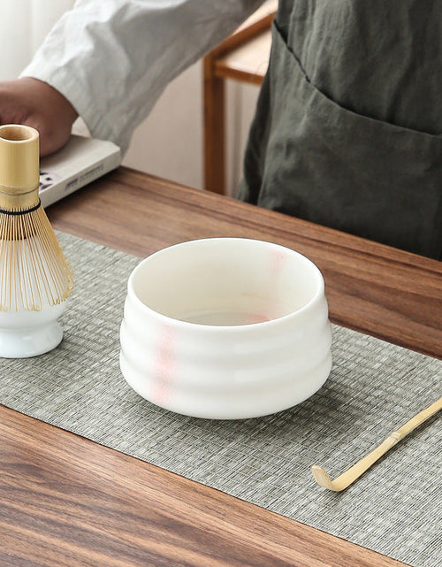 Load image into Gallery viewer, Tea Brush Matcha Brush Hyakumonari Tea Brush Stand Combination Song Dynasty Tea Ordering and Tea Playing Tools Set Japanese Gift Box
