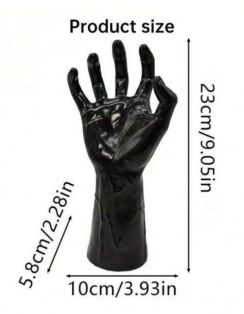 Load image into Gallery viewer, Gothic Halloween Indoor Decor: 12-Pack Bat Sticker Wall Hangings (Spooky Hands &amp; Lit Candles) for Gothic Walls
