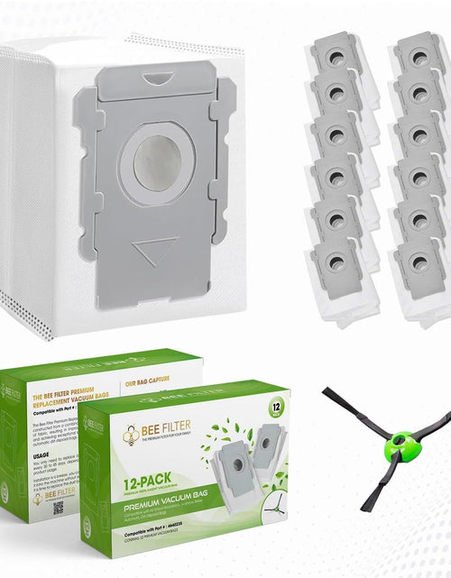 Load image into Gallery viewer, Bee Filter Vacuum Bags for iRobot i s j Series Roomba - 12 Count
