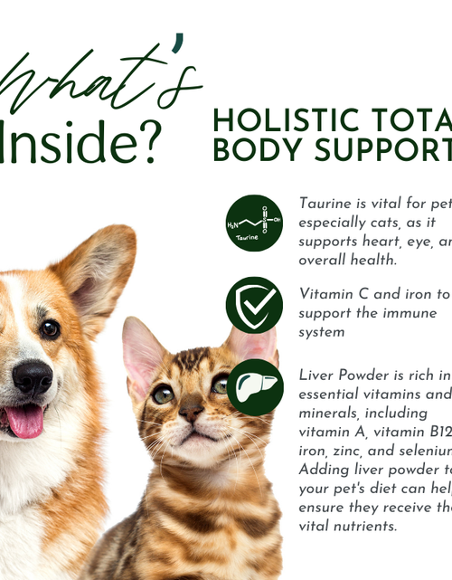 Load image into Gallery viewer, Holistic Total Body Support – Multivitamin &amp; Glandular Support for Dogs and Cats
