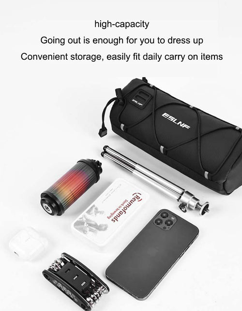 Load image into Gallery viewer, Bicycle front bag for driving, large capacity storage bag, outdoor waterproof riding bag, mountain bike front bag
