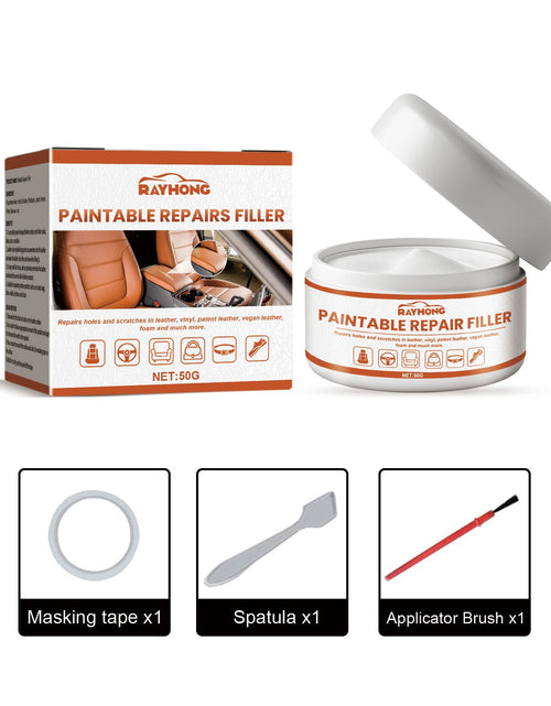 Load image into Gallery viewer, Leather Filling Cream, Car Seat Leather Sofa Leather Bag Leather Shoes Leather Clothing Care Cream
