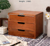 Threedrawer cabinet with rectangular design