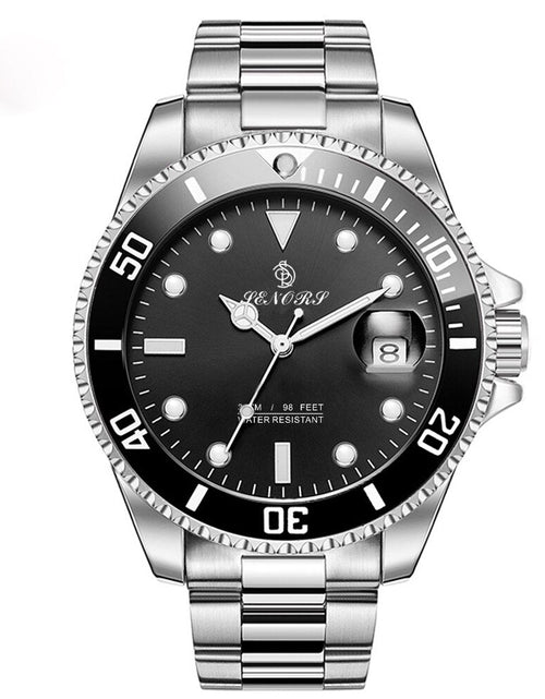 Load image into Gallery viewer, Brand Luxury Men Watches Automatic Black Watch Men Stainless Steel Waterproof Business Sport Mechanical Wristwatch Sub Mariner
