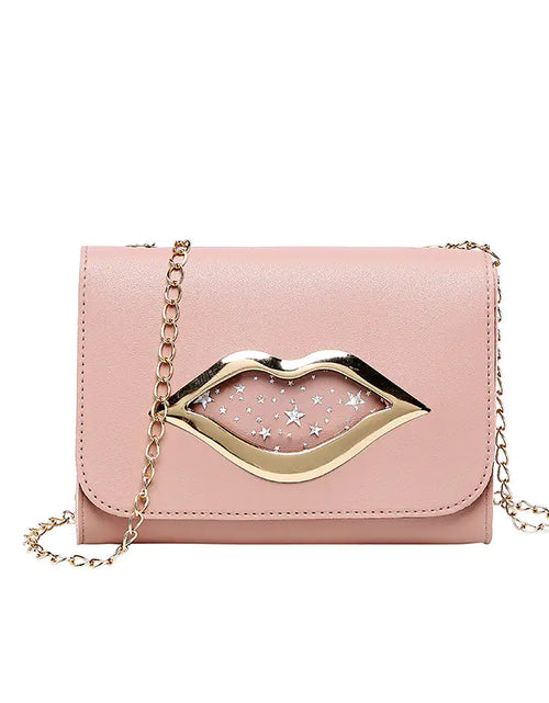 Load image into Gallery viewer, Lips Phone Bag with Chain Strap Crossbody Purse
