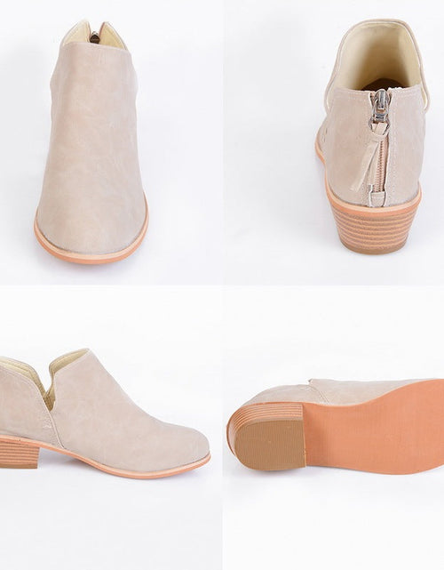 Load image into Gallery viewer, Autumn Women Shoes Retro High Heel Ankle Boots
