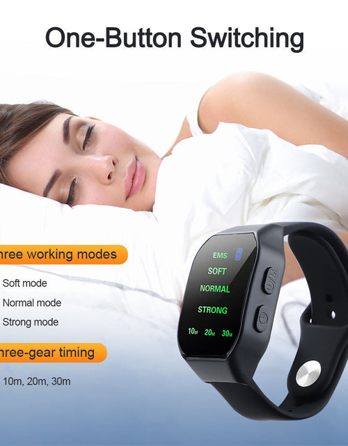 Load image into Gallery viewer, Intelligent Microcurrent Watch Hand worn Sleep Aid Sleep Device
