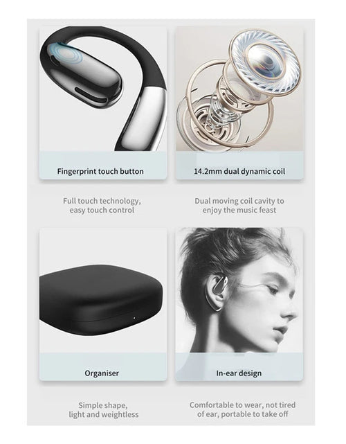 Load image into Gallery viewer, A38 Wireless Headphones Bluetooth 5.4 Hi-Fi Stereo Music Earphones Ear-Hook Sports Headsets For Running
