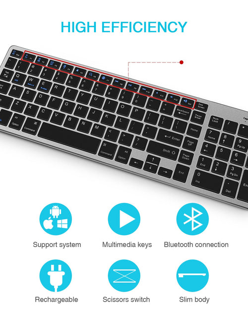Load image into Gallery viewer, Suitable for iPad tablet Miaokong keyboard mobile phone wireless charging Bluetooth keyboard

