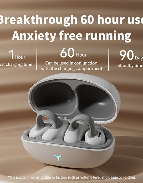 Load image into Gallery viewer, OWS Earclip Wireless Bluetooth Earphones with High Sound Quality, Long Range, Low Latency Noise Reduction, Gaming and Sports Earphones

