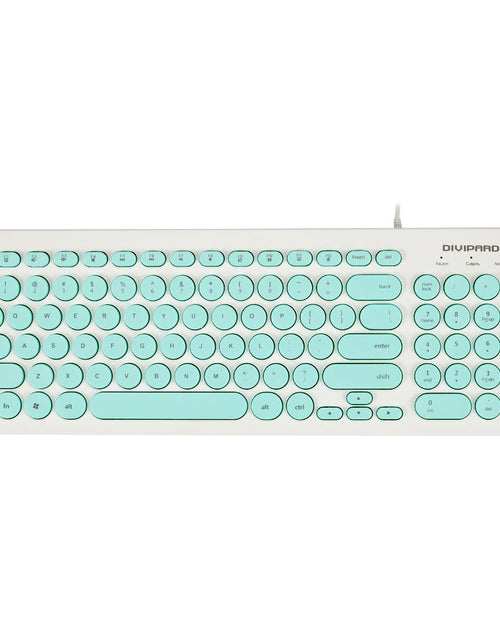Load image into Gallery viewer, D520 Silent Wired Esports Keyboard USB Ultra Thin 104 Key Business Office Retro Punk Computer Gaming Keyboard
