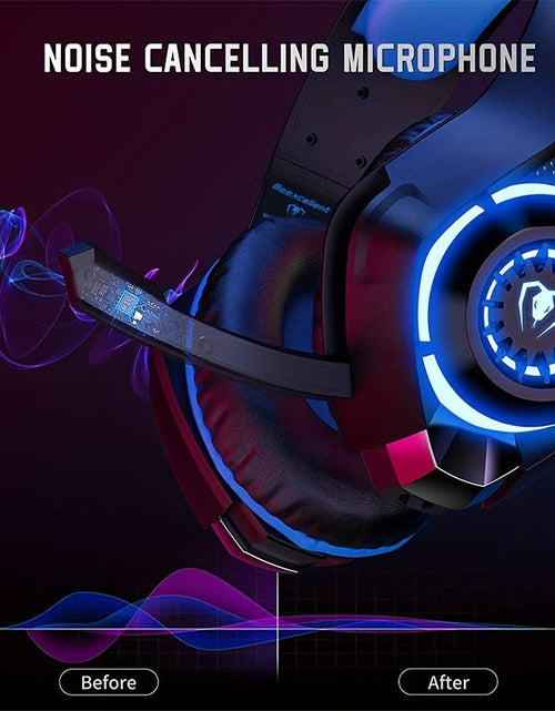 Load image into Gallery viewer, Gaming wired earphones with illuminated RGB earphones
