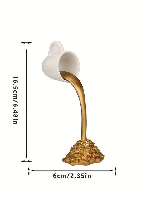 Load image into Gallery viewer, Decorative ornament floating coffee cup resin ornament home ornament floating coffee cup ornament
