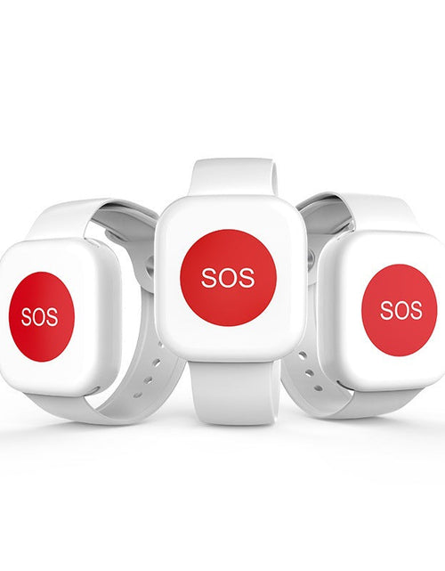 Load image into Gallery viewer, Wireless 433 Home Emergency Call Button Elderly Wear Watch style SOS Call Bracelet
