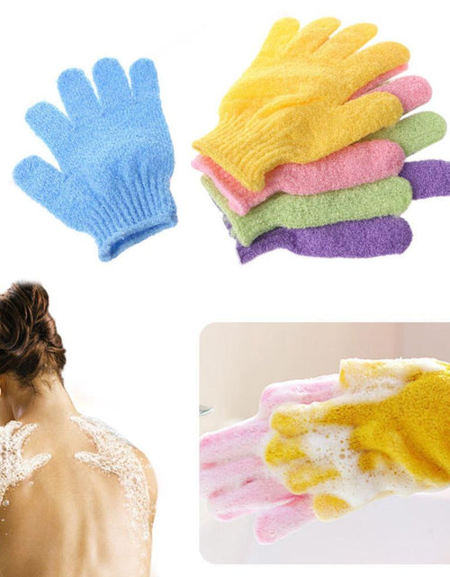 Load image into Gallery viewer, 1Pc Shower Bath Glove Exfoliating Wash Skin Spa Massage Body Back Scrub Scrubber
