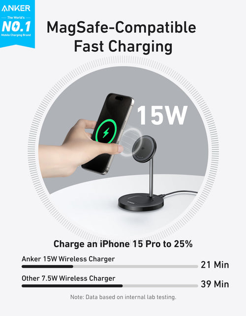 Load image into Gallery viewer, Anker MagGo Wireless Charger (2-in-1 Stand) BOA
