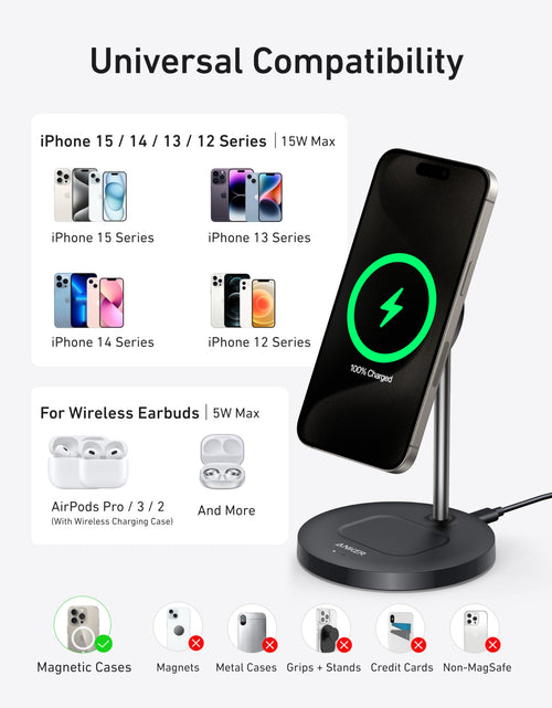 Load image into Gallery viewer, Anker MagGo Wireless Charger (2-in-1 Stand) BOA
