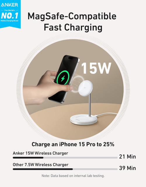 Load image into Gallery viewer, Anker MagGo Wireless Charger (2-in-1 Stand) BOA
