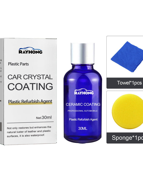Load image into Gallery viewer, Automotive Plastic Refurbishment Coated Crystal Liquid, Instrument Panel Interior Clean Decontamination Anti-dust Refurbishment Bright Coating Liquid
