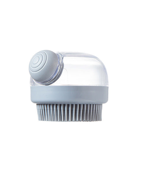 Load image into Gallery viewer, Hair Wash Comb Clear Brush Fluid Press Scalp Massage Bath Cleaning Shower Brush Home Shampoo Scrubber
