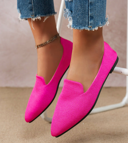 Women’s Flat Pointed-Toe Thin Shoes — Casual Everyday Flats