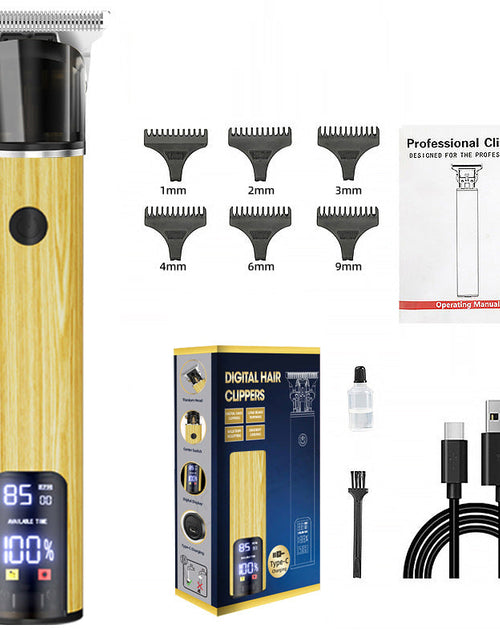 Load image into Gallery viewer, Hair clipper hair clipper electric hair clipper oil cutting head carving bald head, hair clipper
