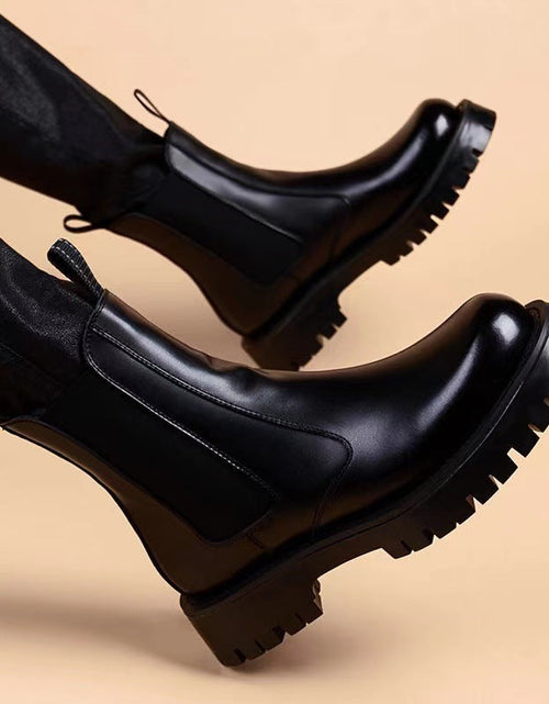 Load image into Gallery viewer, Fleece-Lined Winter Boots – Warm Outdoor Streetwear
