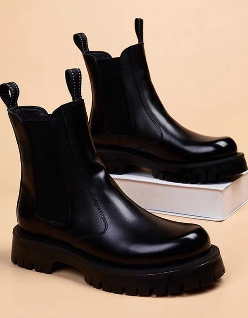 Load image into Gallery viewer, Fleece-Lined Winter Boots – Warm Outdoor Streetwear
