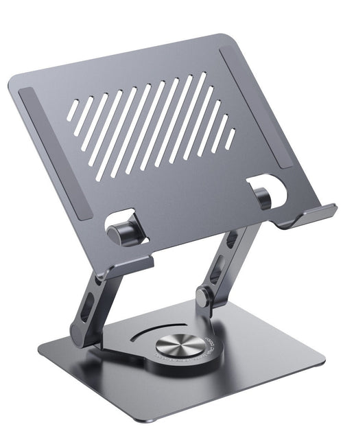 Load image into Gallery viewer, Dual arm support tablet stand with infinite adjustment, rotation, folding, heat dissipation, gaming phone stand
