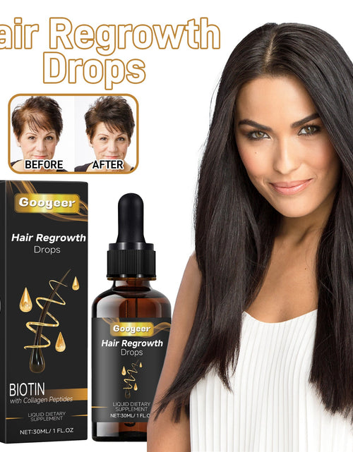 Load image into Gallery viewer, Googeer Hair Regrowth Drops, Repair Dry Hair Smooth Hair Solid Hair Thick Prevent Hair Loss
