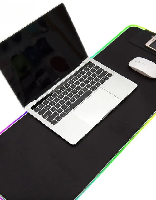 Load image into Gallery viewer, 1Pc Fashion Large Gaming Office Work Mouse Pad Light Modes Touch Control Extended Soft Computer Keyboard Mat NonSlip Rubber Base
