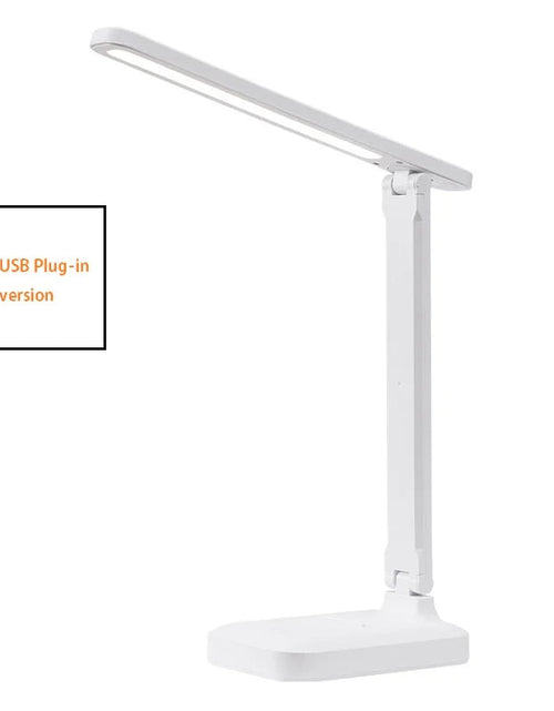 Load image into Gallery viewer, Eye protection desk lamp touch dimming color adjustment desk charging bedside LED reading desk lamp
